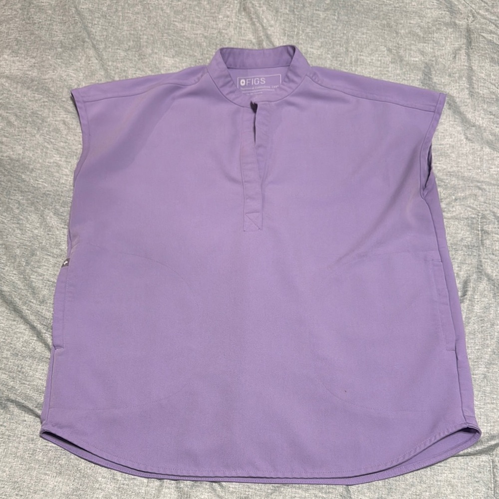 Figs Women's Purple Sleeveless Top